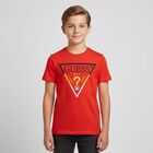 Boys Red Logo T-Shirt, 3, hi-res