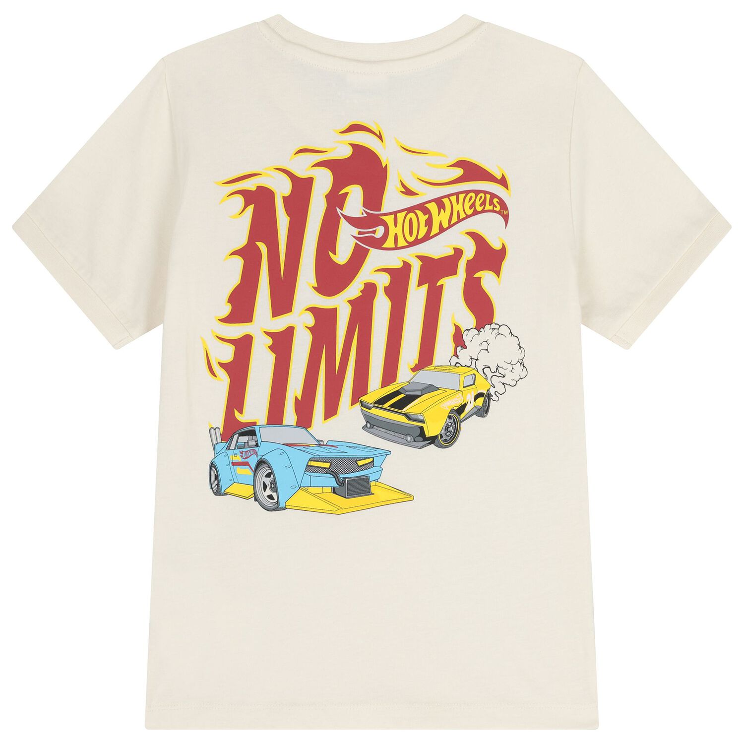 Boys Ivory Hot Wheels T-Shirt , 1, hi-res