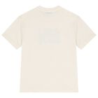Boys Ivory Logo T-Shirt, 1, hi-res