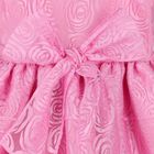 Girls Pink Floral Organza Dress, 1, hi-res