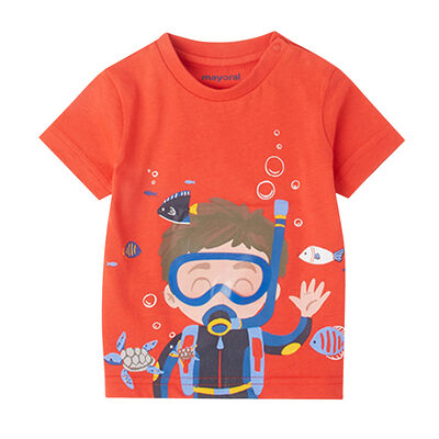 Younger Boys Red T-Shirt