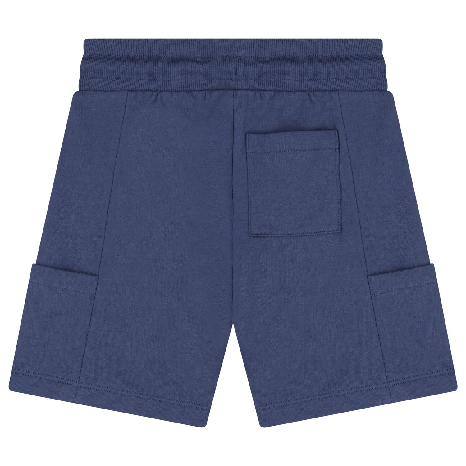 Boys Yellow & Navy Blue Surfboard Shorts Set, 2, hi-res