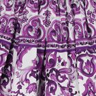 Girls White & Purple Majolica Skirt, 1, hi-res