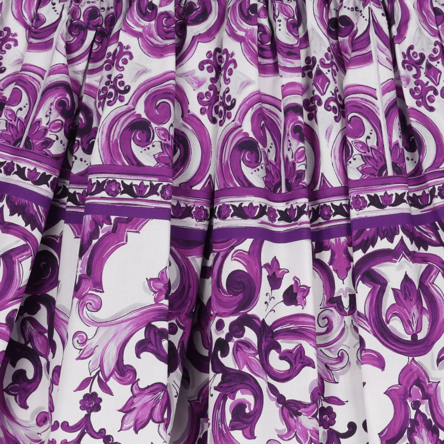 Girls White & Purple Majolica Skirt, 1, hi-res image number null