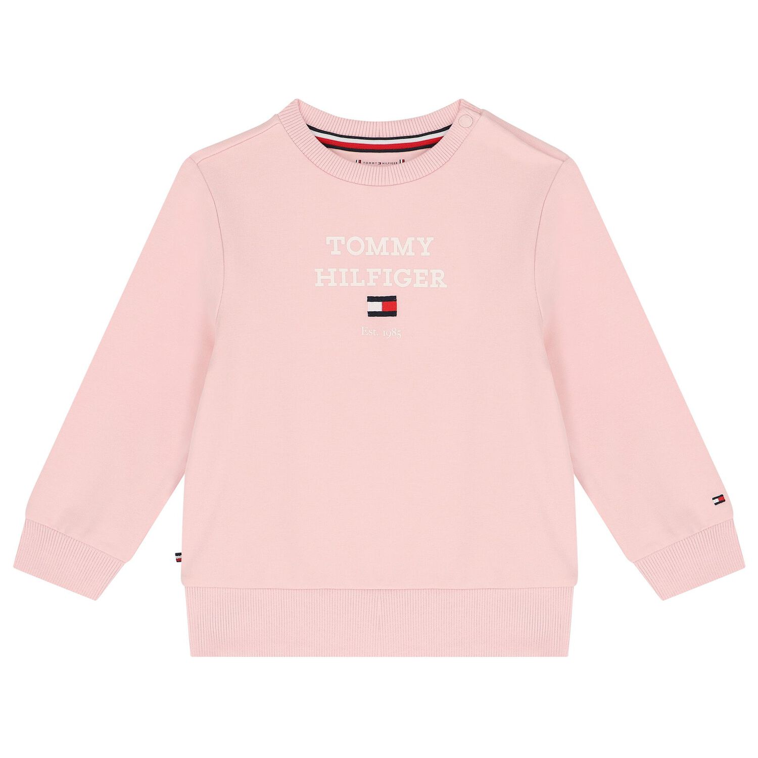 Baby Girls Pink Logo Tracksuit, 3, hi-res image number null