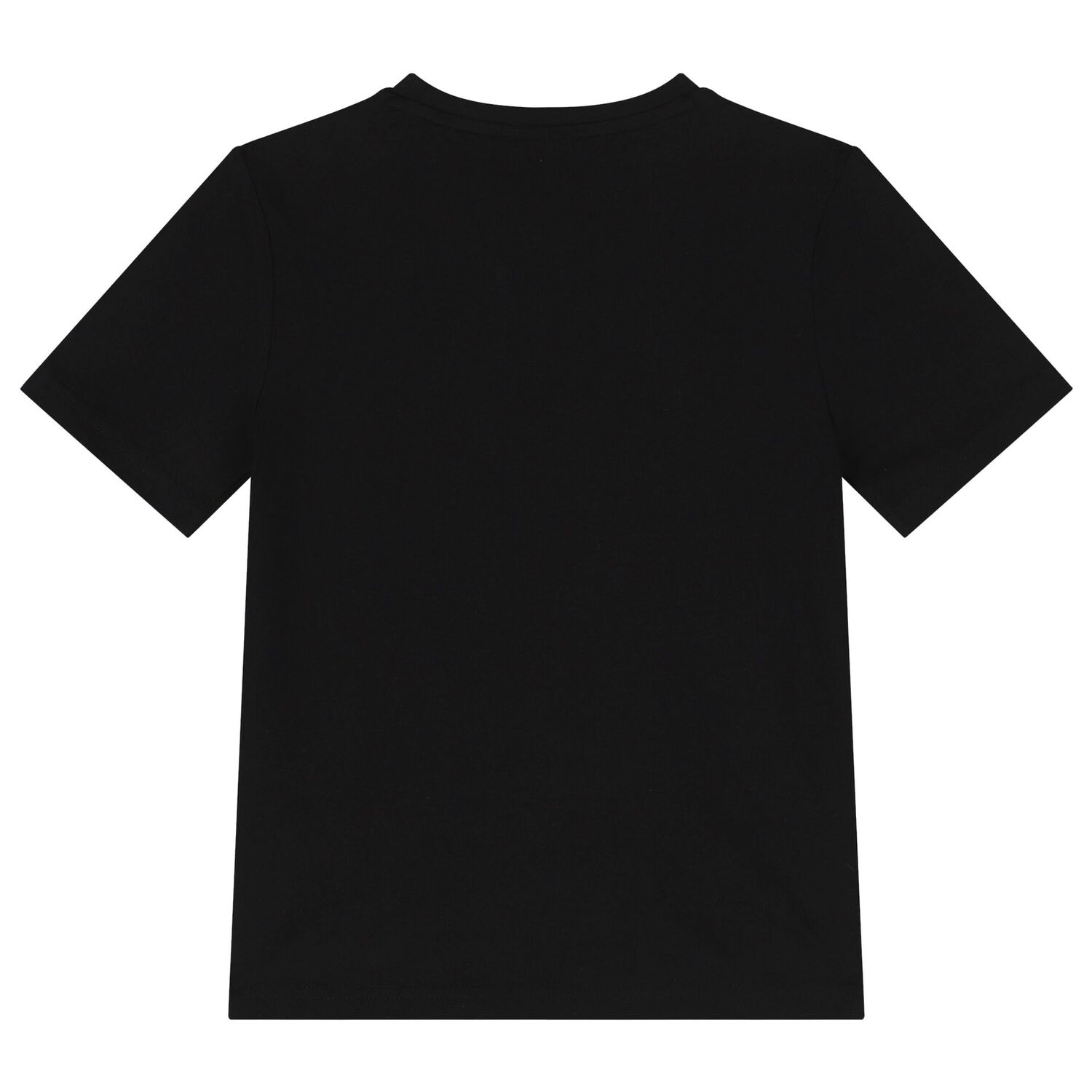 Boys Black Logo T-Shirt, 1, hi-res