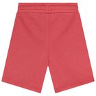 Boys Red Logo Shorts, 4, hi-res