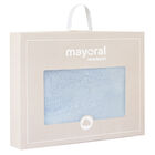 Baby Boys Blue Fur Blanket, 1, hi-res