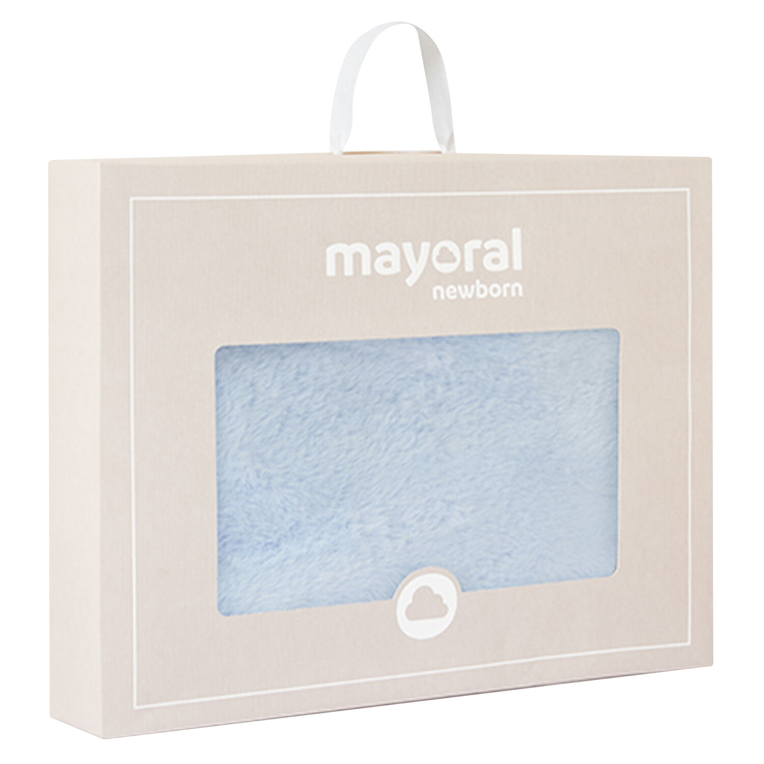 Baby Boys Blue Fur Blanket, 1, hi-res