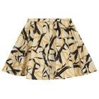 Girls Beige & Black Skirt, 1, hi-res