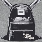 Boys Grey Logo Backpack Sweatshirt, 1, hi-res