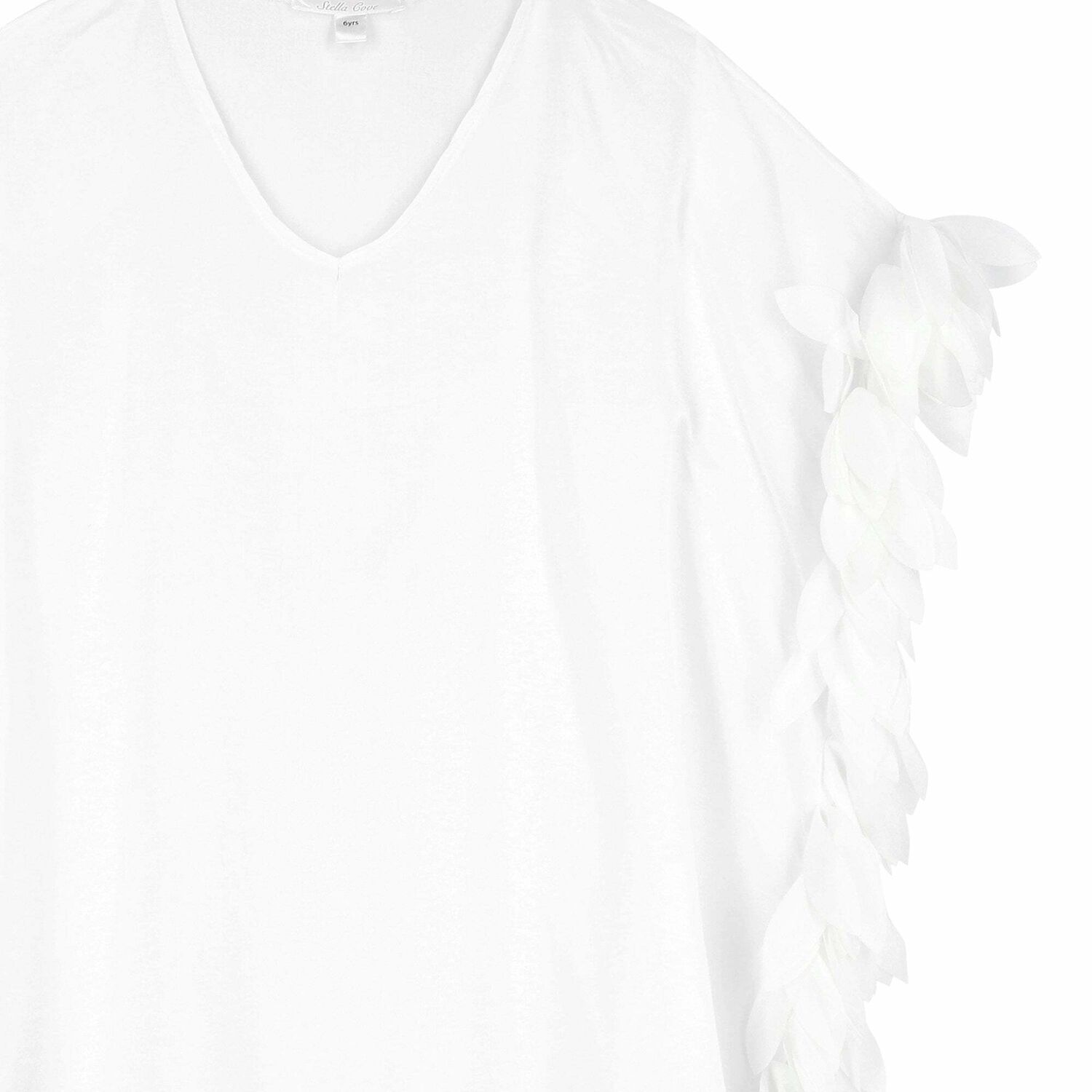 White Petal Kaftan, 1, hi-res