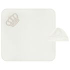 Baby Boys Ivory Crown Blanket & Hat Set, 1, hi-res