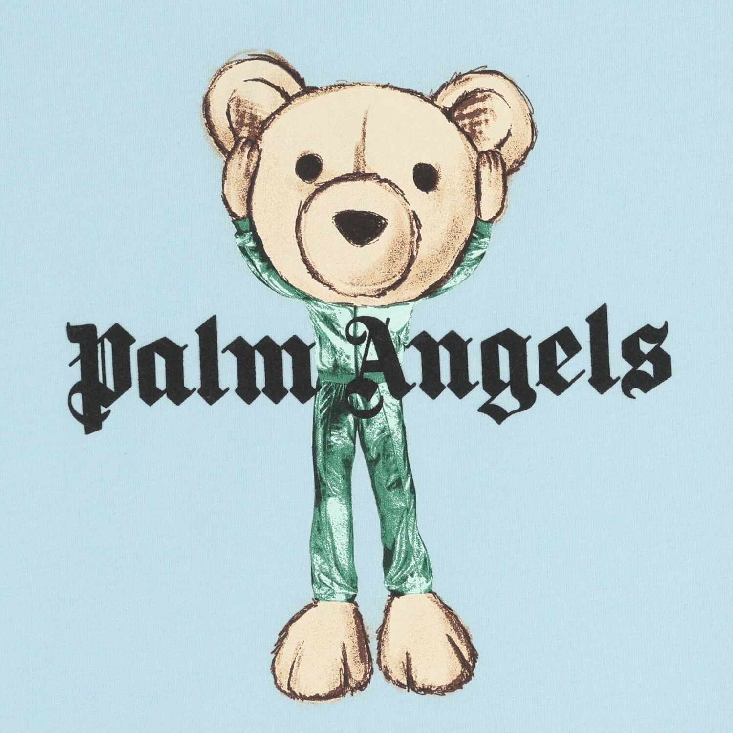 Boys Blue Teddy Bear Logo T-Shirt, 3, hi-res