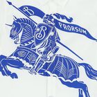 Boys White & Blue Knight Shirt, 1, hi-res