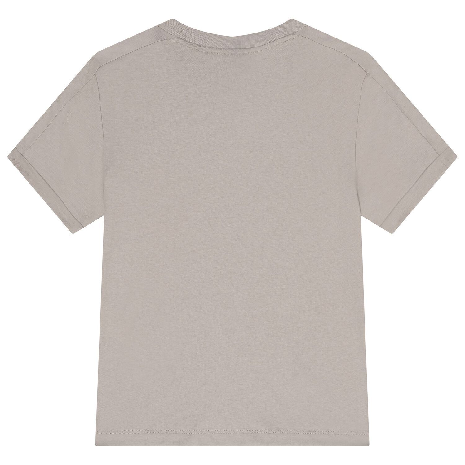 Boys Beige Logo T-Shirt, 3, hi-res