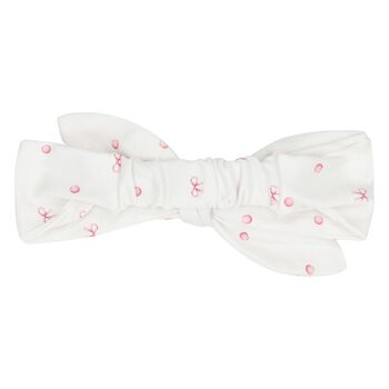 Baby Girls White & Pink Moon Headband