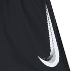 Boys Black Logo Shorts, 1, hi-res