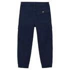 Boys Navy Blue Trousers, 1, hi-res