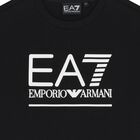 Boys Black Logo Shirt, 1, hi-res