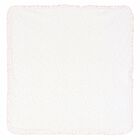 Baby Girls White Heart Print Blanket, 1, hi-res