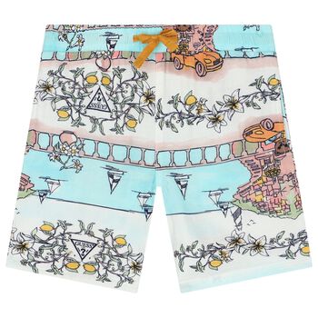 Boys Vacation Print Short