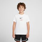 Boys White Logo T-Shirt, 1, hi-res