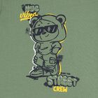 Boys Green & Navy Blue Shorts Set, 3, hi-res