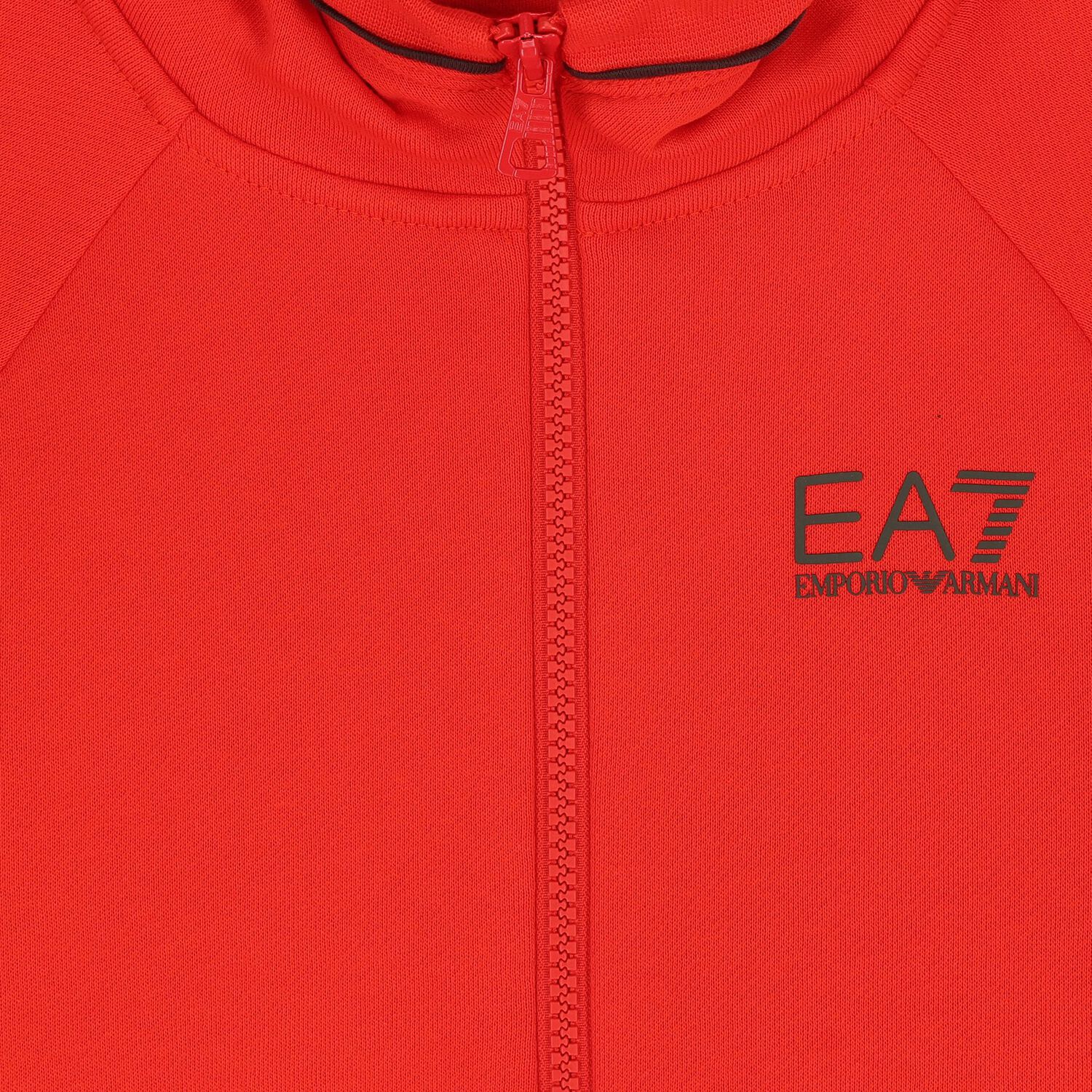 Boys Red & Black Logo Tracksuit, 1, hi-res