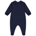 Navy Blue Teddy Bear Logo Babygrow Gift Set, 3, hi-res
