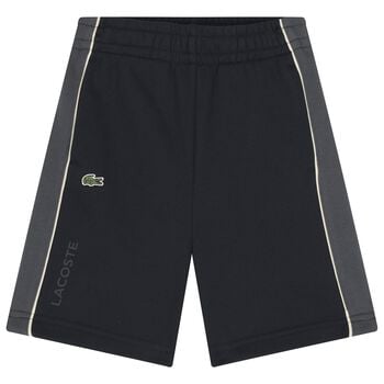 Boys Black Logo Shorts