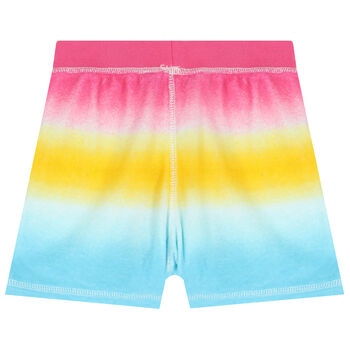 Girls Multi-Colored Ombre Shorts