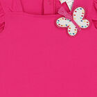 Girls Pink Logo Dress, 1, hi-res
