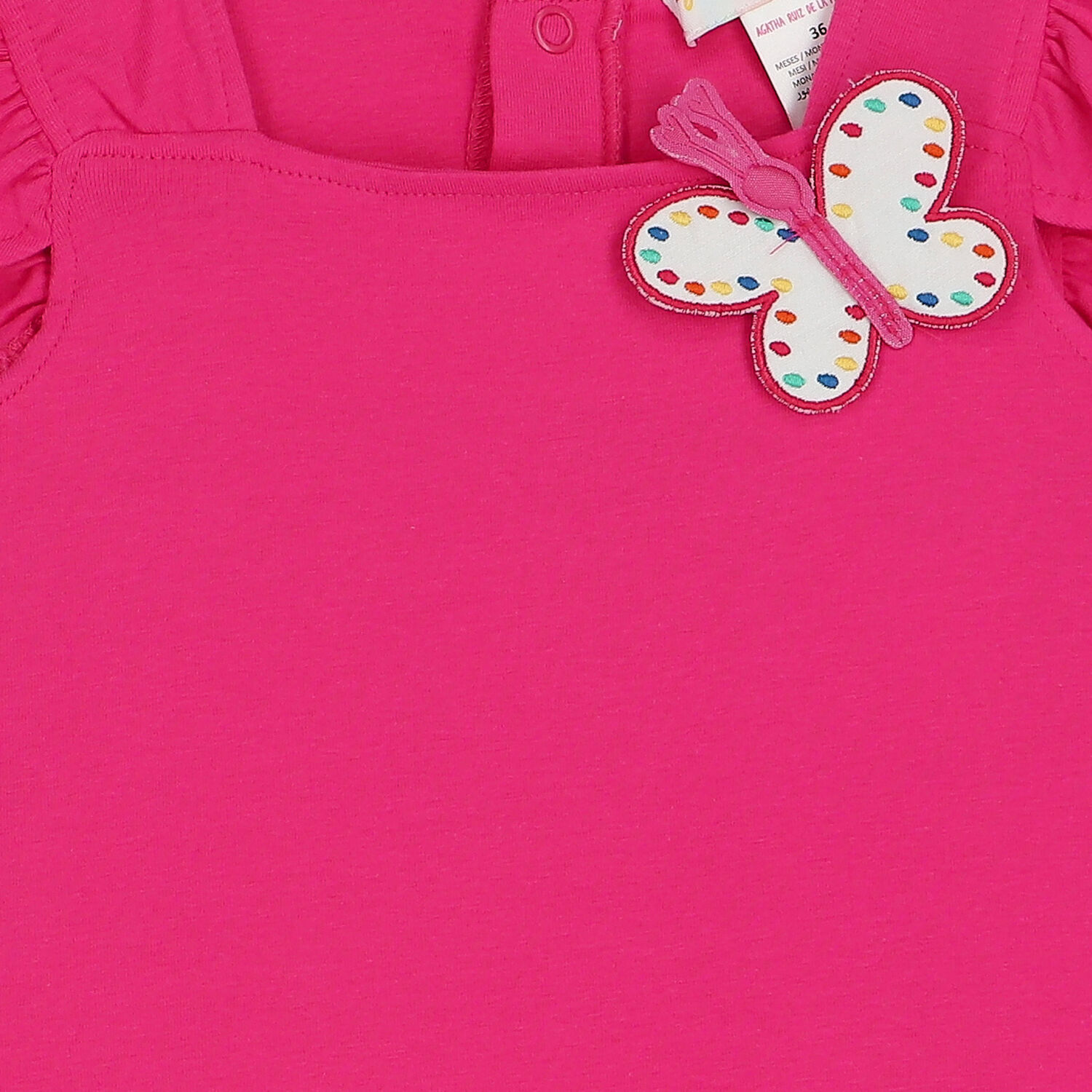 Girls Pink Logo Dress, 1, hi-res
