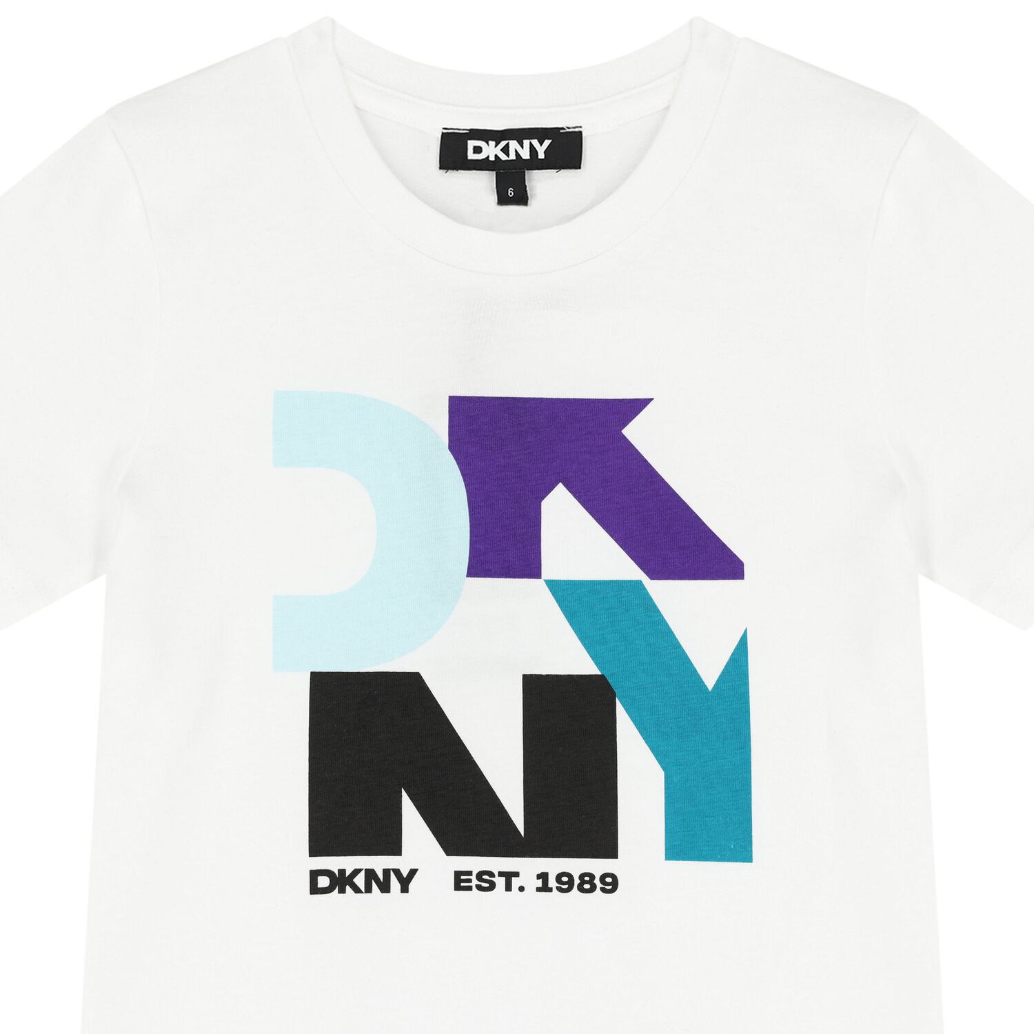 Boys White Logo T-Shirt, 2, hi-res image number null