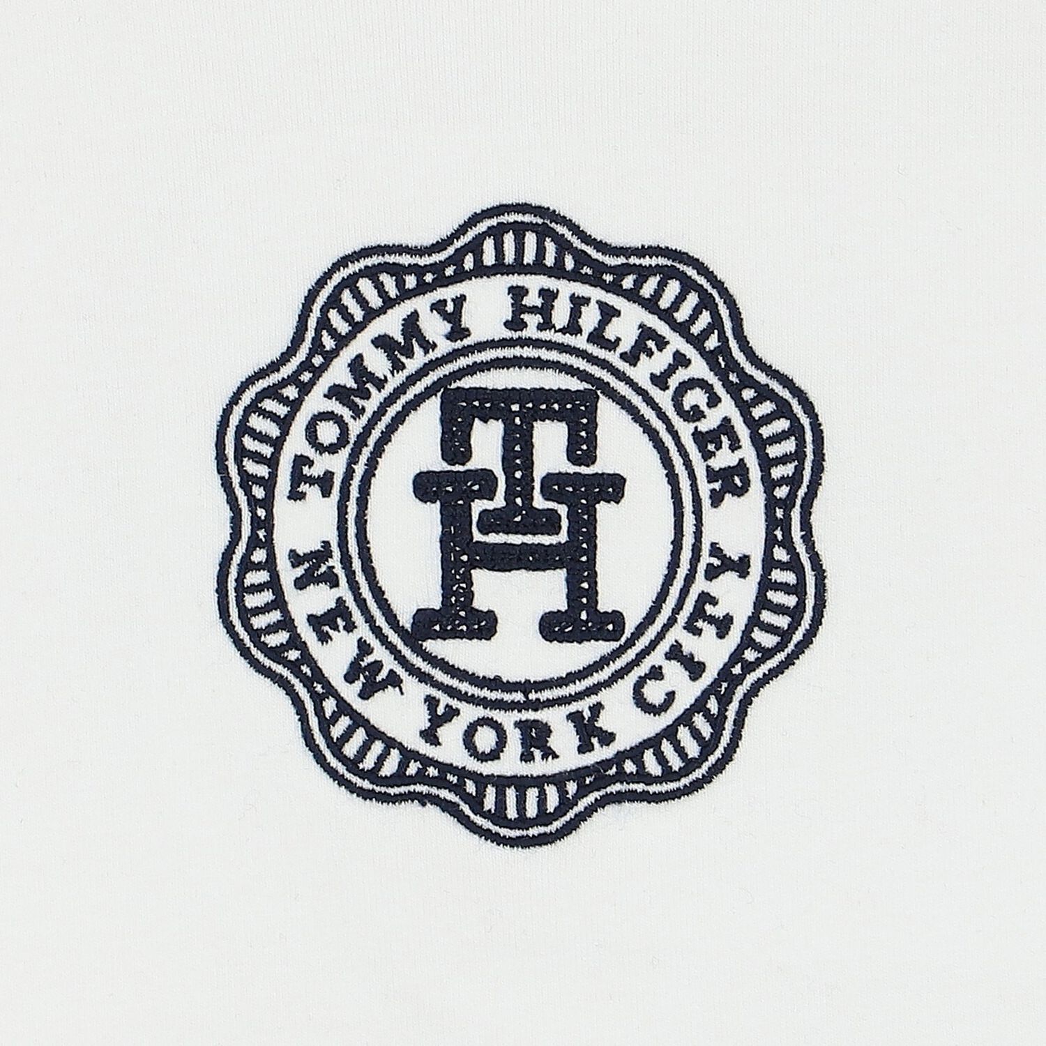 Baby Boys White Logo Long Sleeve Top, 1, hi-res