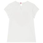 Girls White & Red Leggings Set, 1, hi-res