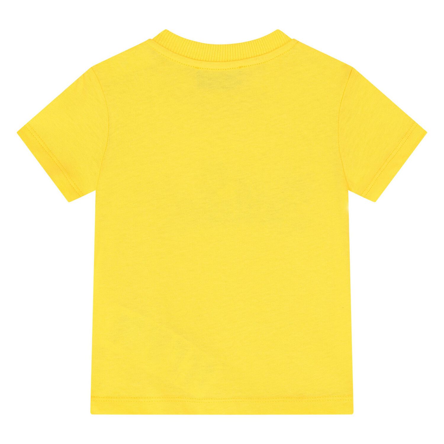 Younger Yellow & Grey Teddy Bear Logo Shorts Set, 1, hi-res