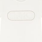 Girls Ivory Logo T-Shirt, 1, hi-res
