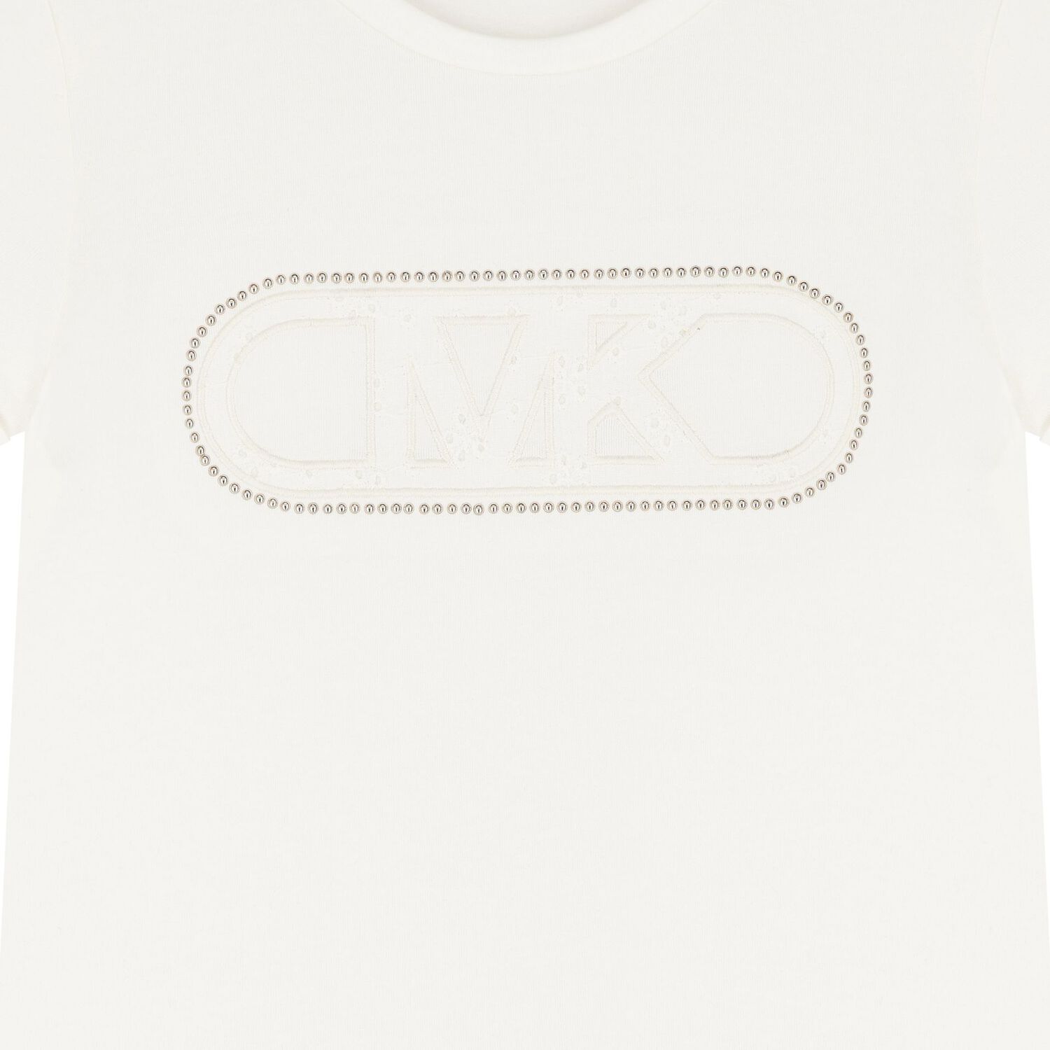 Girls Ivory Logo T-Shirt, 1, hi-res
