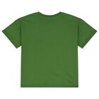 Boys Green Logo T-Shirt, 1, hi-res