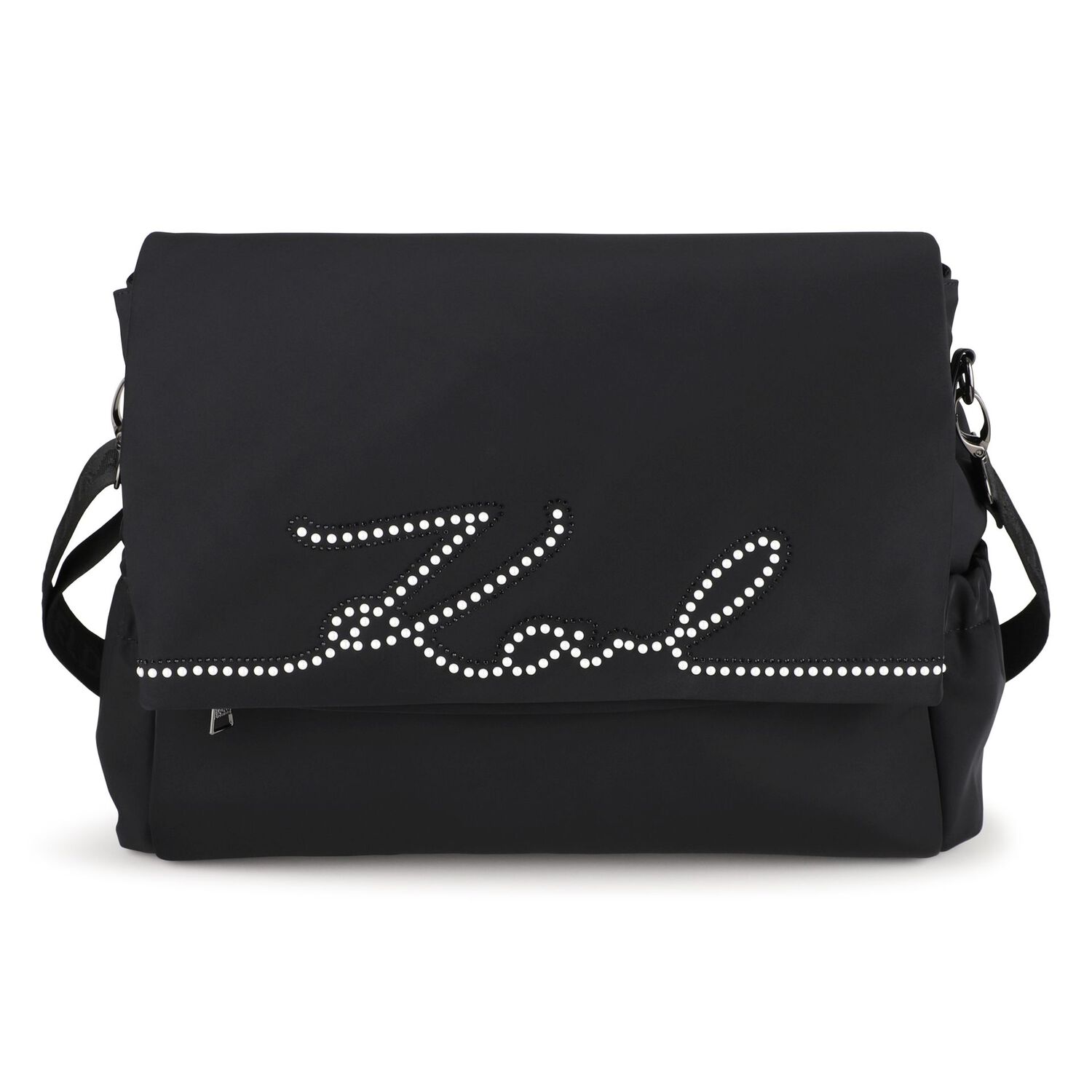 Black Logo Changing Bag ( 37cm ), 1, hi-res