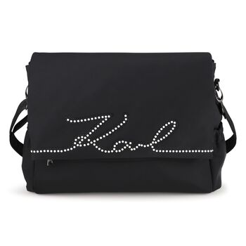 Black Logo Changing Bag ( 37cm )