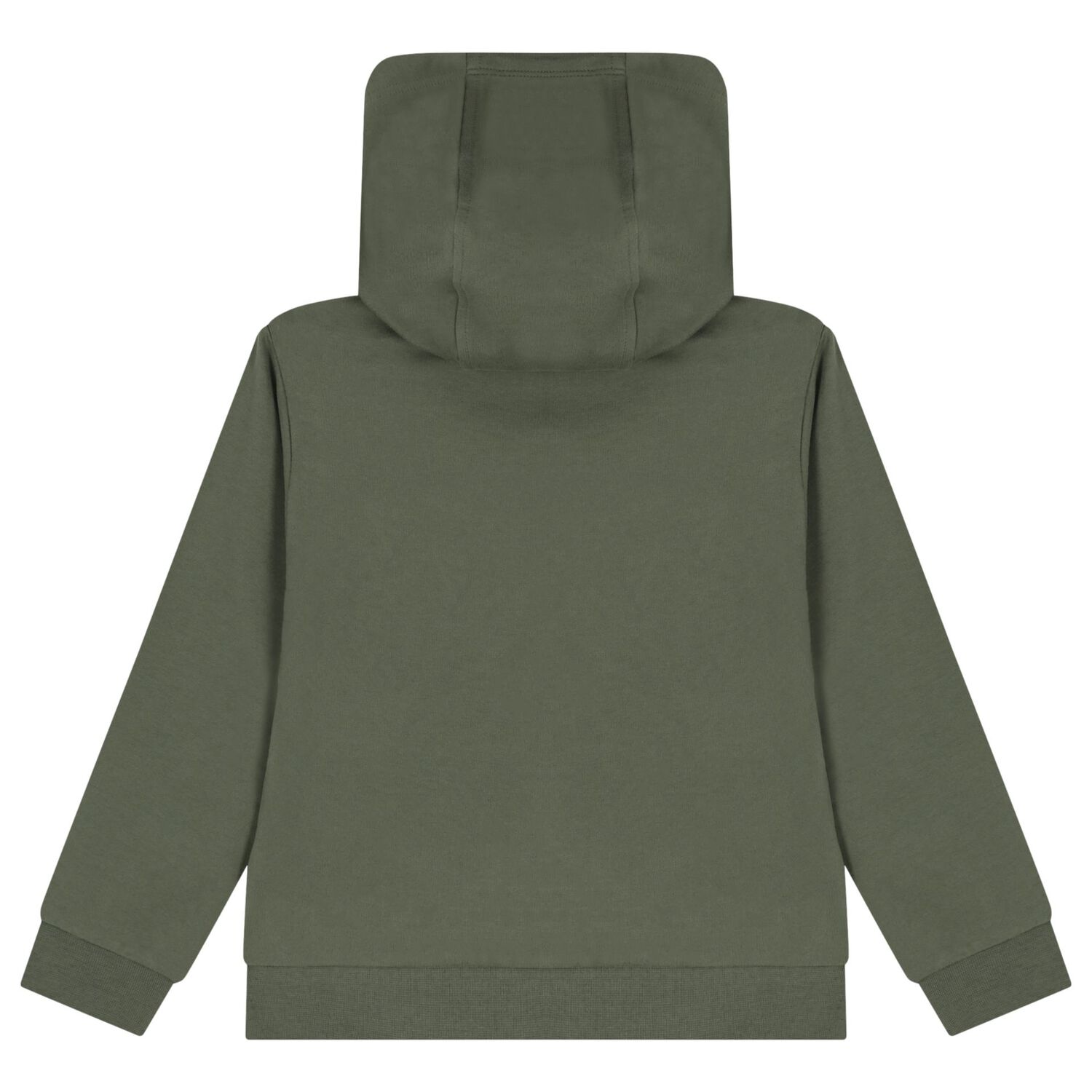 Boys Green Logo Hooded Top, 5, hi-res