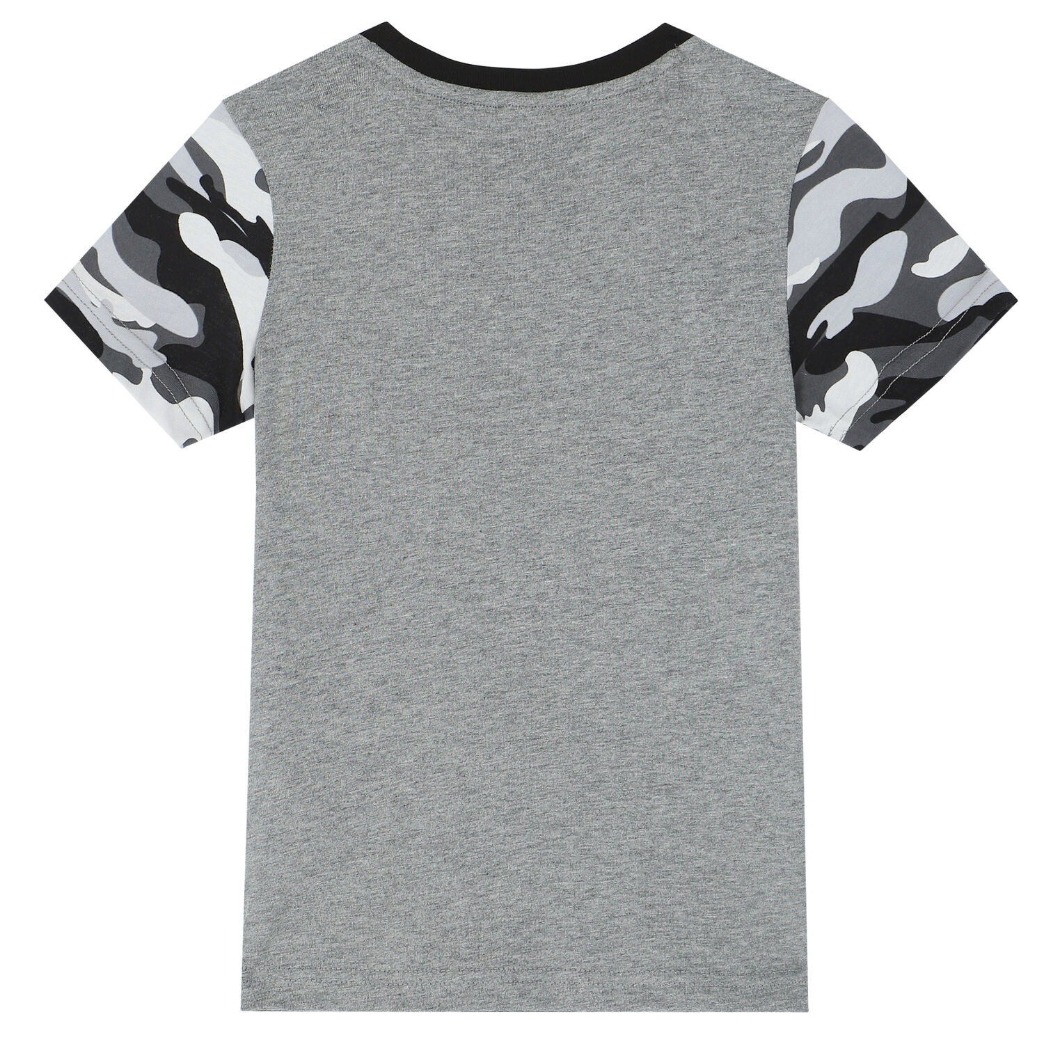 Boys Black & Grey Logo T-Shirt, 1, hi-res