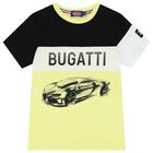 Boys Yellow, White & Black Logo T-Shirt, 1, hi-res