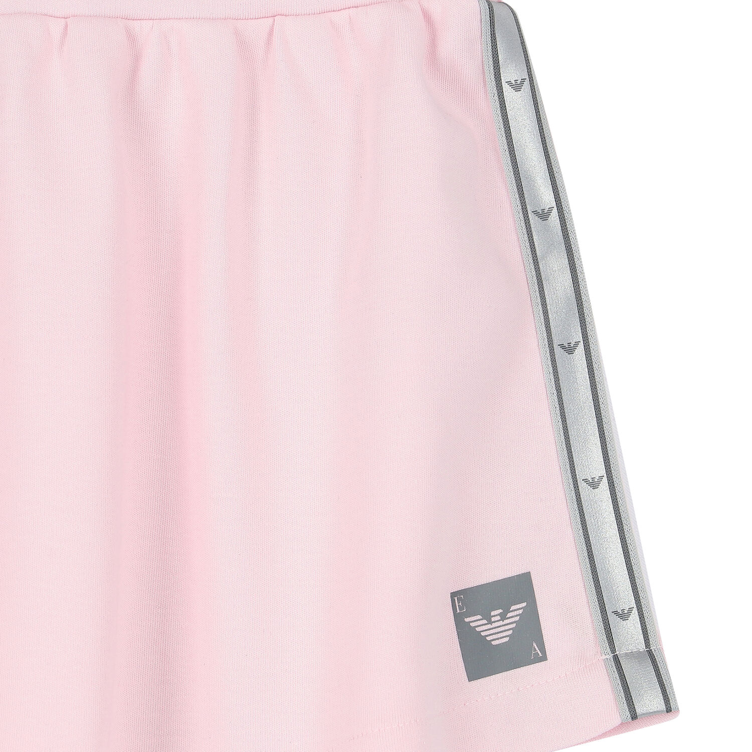 Younger Girls Pink Logo Dress, 1, hi-res