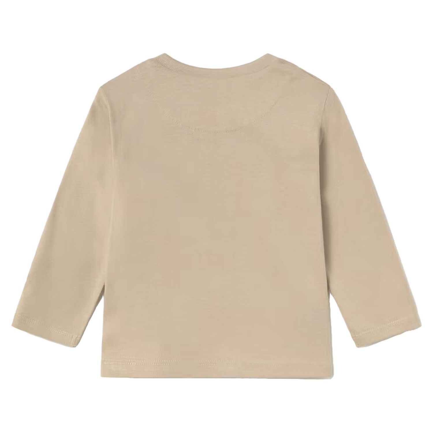 Younger Boys Beige Dinosaur Long Sleeve Top, 2, hi-res