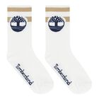 Baby Boys White Logo Socks ( 3 Pack ), 1, hi-res