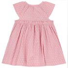 Baby Girls Pink Dress & Headband Set, 1, hi-res